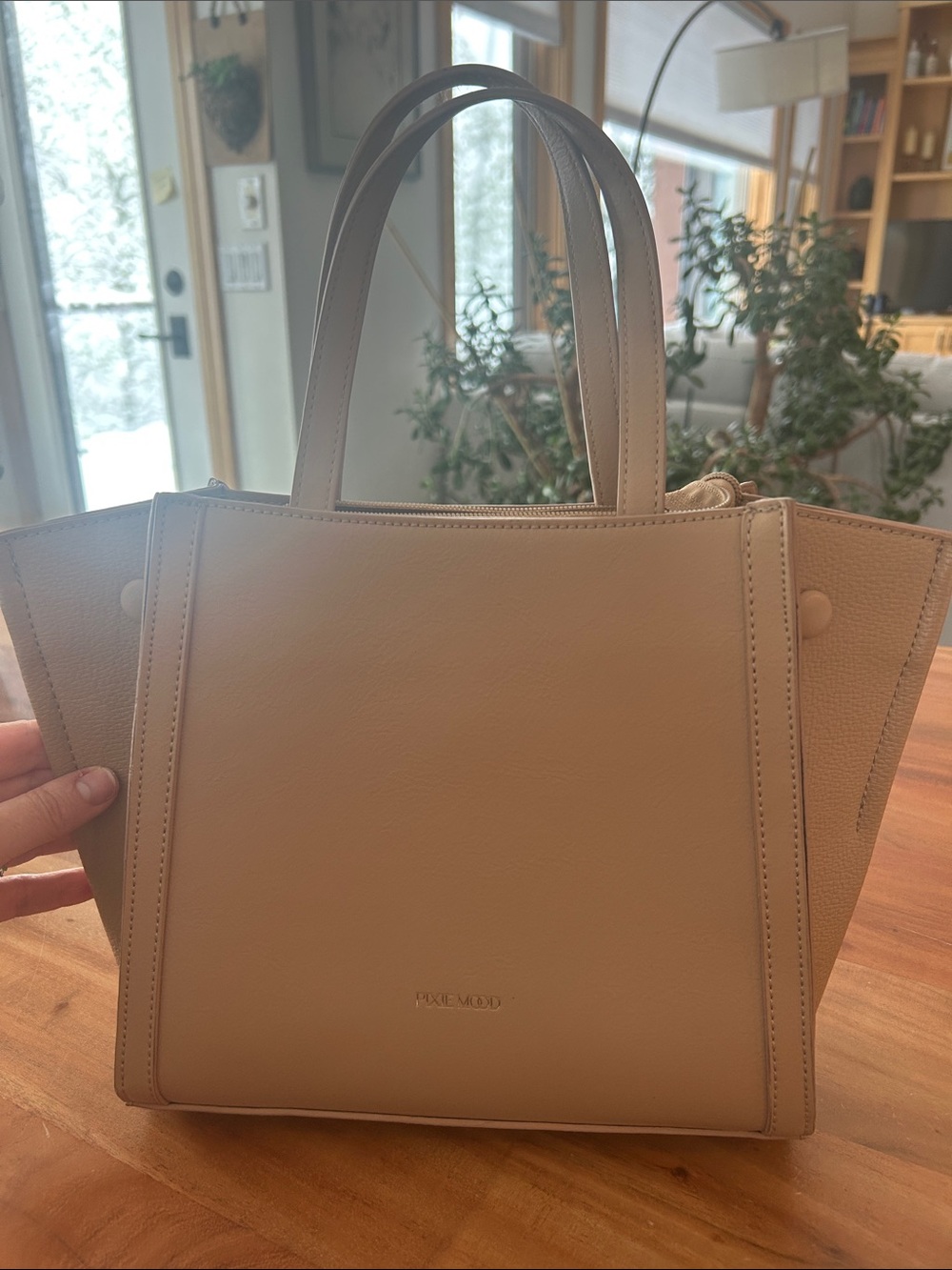 Pixie Mood Valentina Tote in Taupe